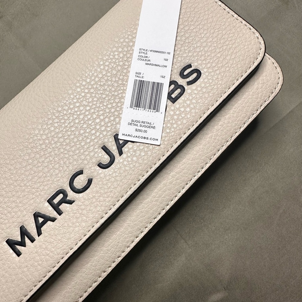 Marc Jacobs The Mini Leather Crossbody Bag - Marshmallow - Picture 4 of 7